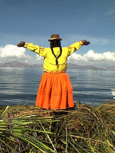 České stopy na břehu bájného jezera Titicaca